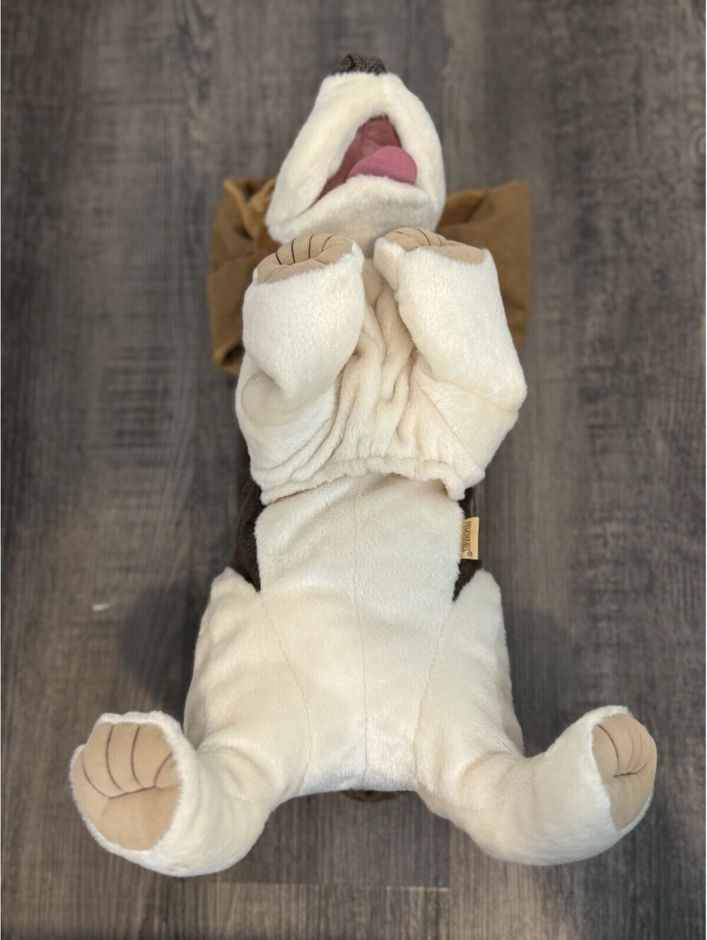 Folkmanis Basset Hound Puppy Dog Droopy Brown Floppy Realistic Animal Toy 16" - Picture 7 of 7